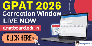 GPAT 2026 Correction Window Open @natboard.edu.in; Edit Details Till January 19